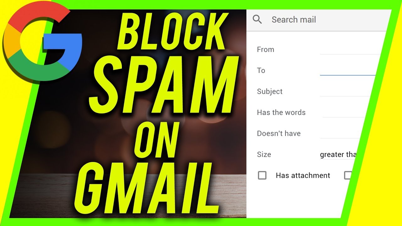  New  How to Block SPAM on GMAIL