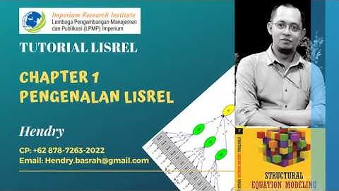 VIDEO TUTORIAL 1 PENGENALAN LISREL