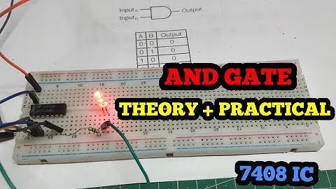 AND GATE - PRACTICAL + THEORY 🔥| 7408 IC | LOGIC GATES | DIGITAL ELECTRONICS |