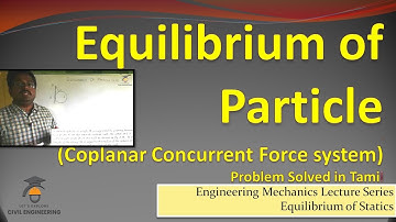 Equilibrium of Particle in 2D | Roller Problem | Engineering Mechanics |  Statics of Particle | EM