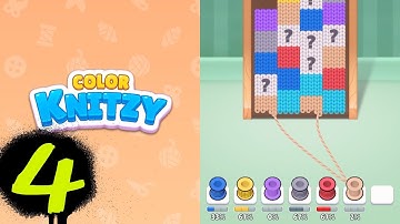 🧶 Color Knitzy (Level 51 - 75) #4 | Android No Commentary Gameplay Walkthrough