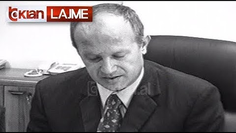 Kryeprokurori Arben Rakipi para gazetarëve -  (12 Janar 2000)