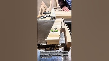 Wave-Cut Wood Machine – Satisfying Precision Cutting Technique!