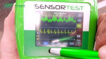 [Vídeo 107] SENSOR TEST - TESTE DE ROTAÇÃO E FASE COM OSCILOSCOPIO