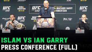 Islam Makhachev to Ian Garry Every second you lose fans shut up