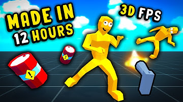 I Made My First 3D GAME, but in 12 HOURS !