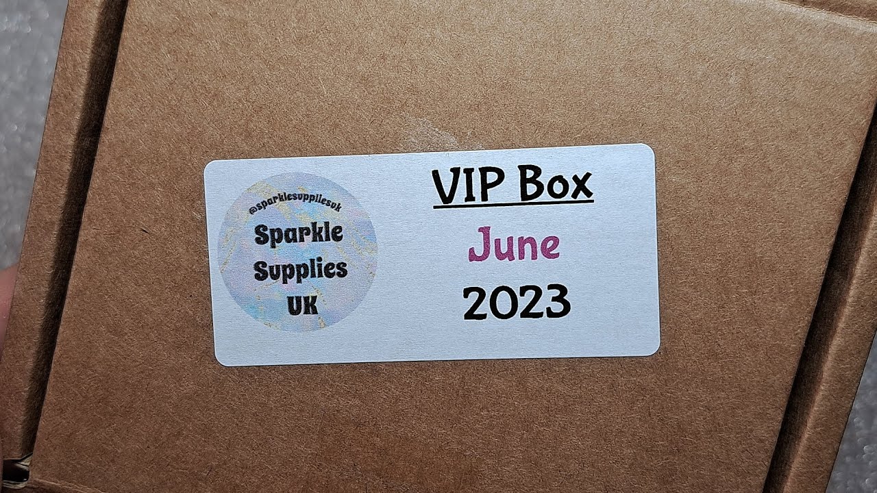 HAUL Sparkle Supplies UK June VIP Box Unboxing - Monthly Nail Art Subscription