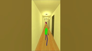 Cockroach Super chasing Baldi in Liminal Hotel Gmod
