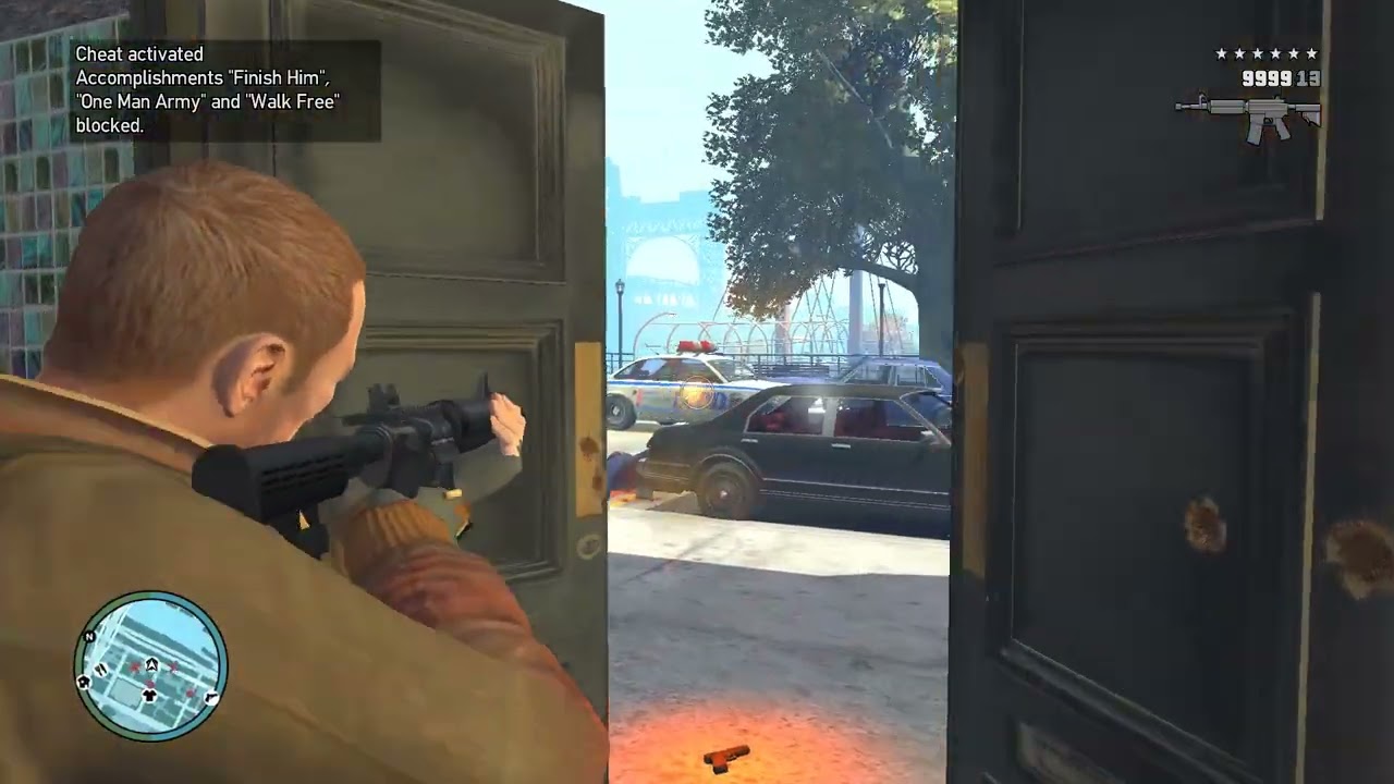 GTA 4 | Safehouse In Middle Park East Shootout + 6 Star Escape