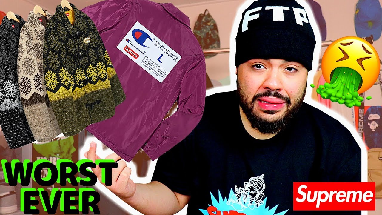WORST Supreme Fw18 ITEMS?! Warning "DO NOT COP THESE!!"