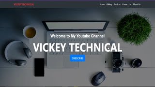 Bootstrap Full Responsive Website in HTML & CSS