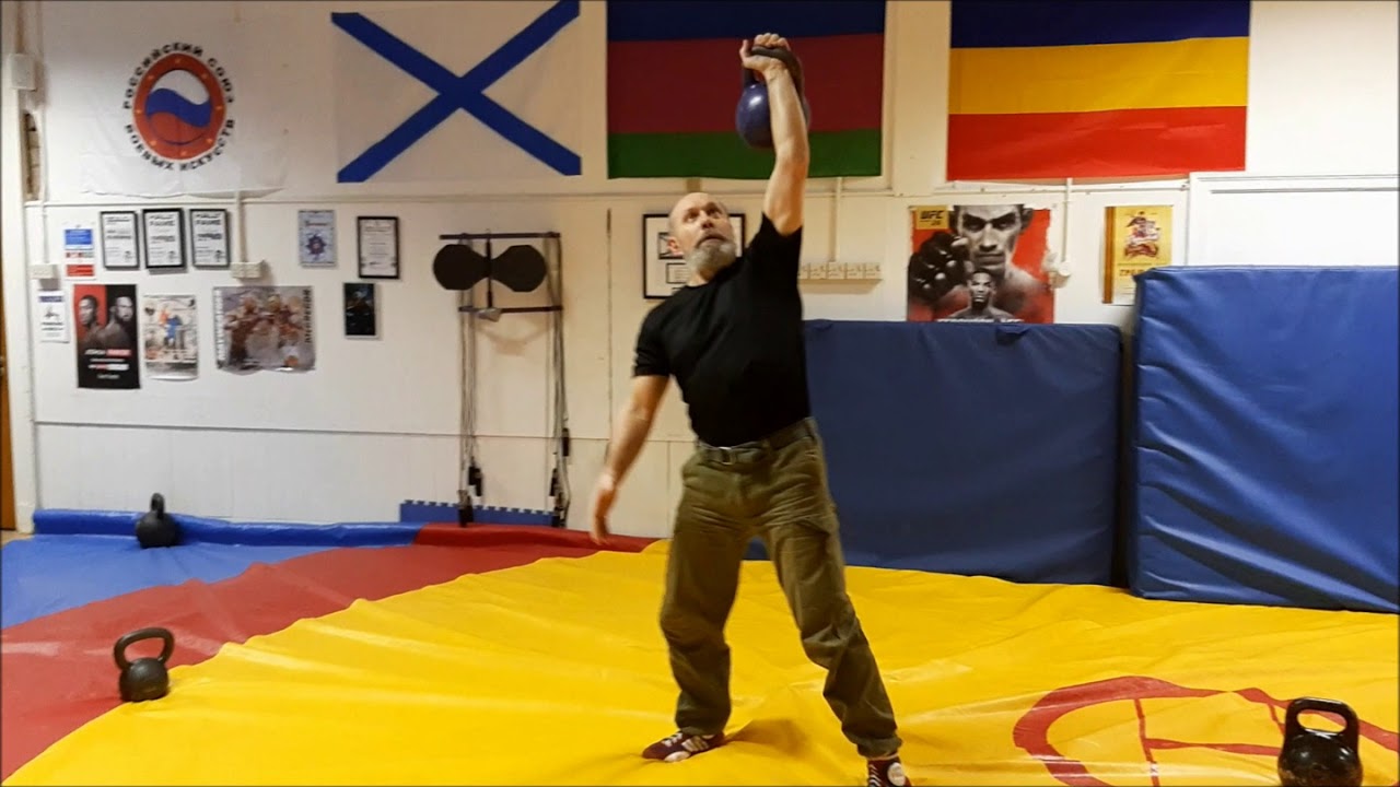 Vadim Kolganov Kettlebell Exercises for Martial art Sambo, Judo