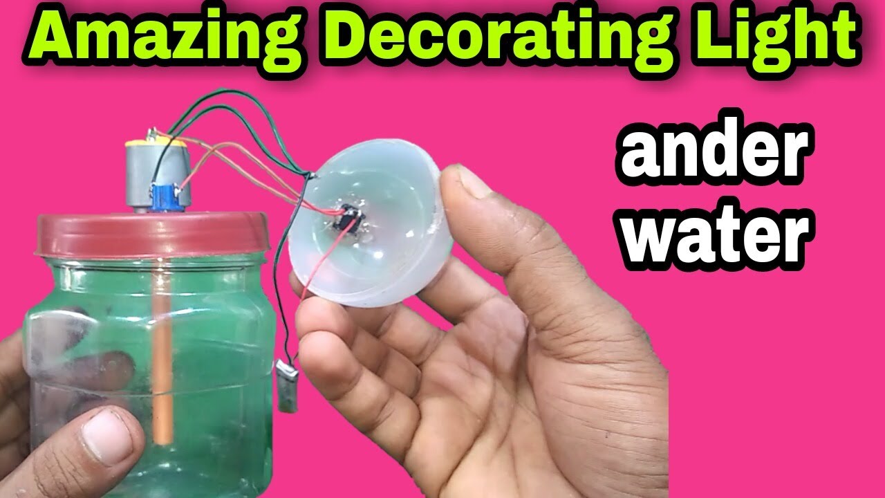 Amazing Decorating Light under water | 