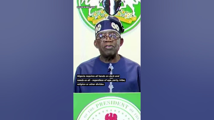 Nigeria's President Bola Tinubu Calls for End To Protests Against Economic Hardship, Urges Dialogue