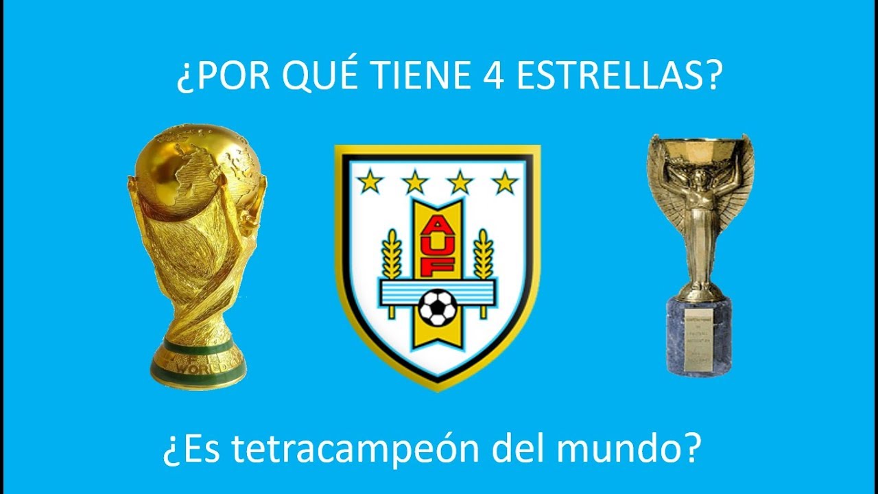 Selección Uruguay: ¿por qué tiene 4 estrellas en el escudo?