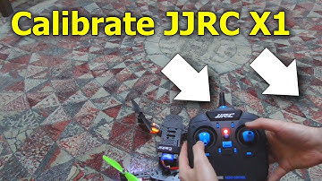 How to Calibrate a Drone, Not hovering in one place (JJRC X1)
