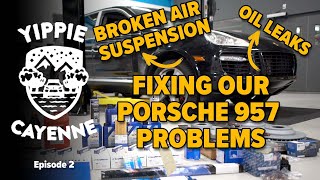 Fixing Everything Broken On Our $13,000 Porsche Cayenne Turbo - Ep2 #YippieCayenne
