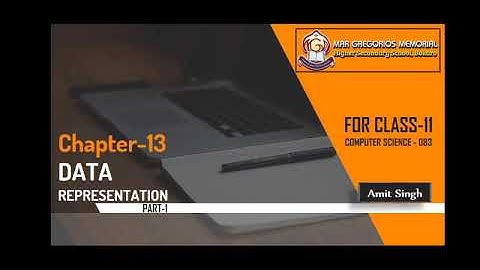 Chapter 13 Data Representation