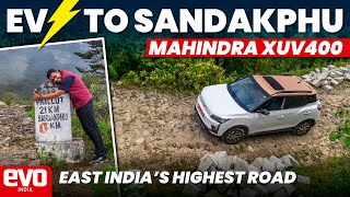 Mahindra XUV400 to Sandakphu | EV on off-road trail | evo India