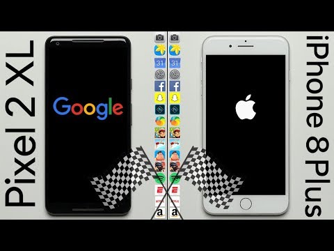 Google Pixel 2 XL vs. iPhone 8 Plus Speed Test