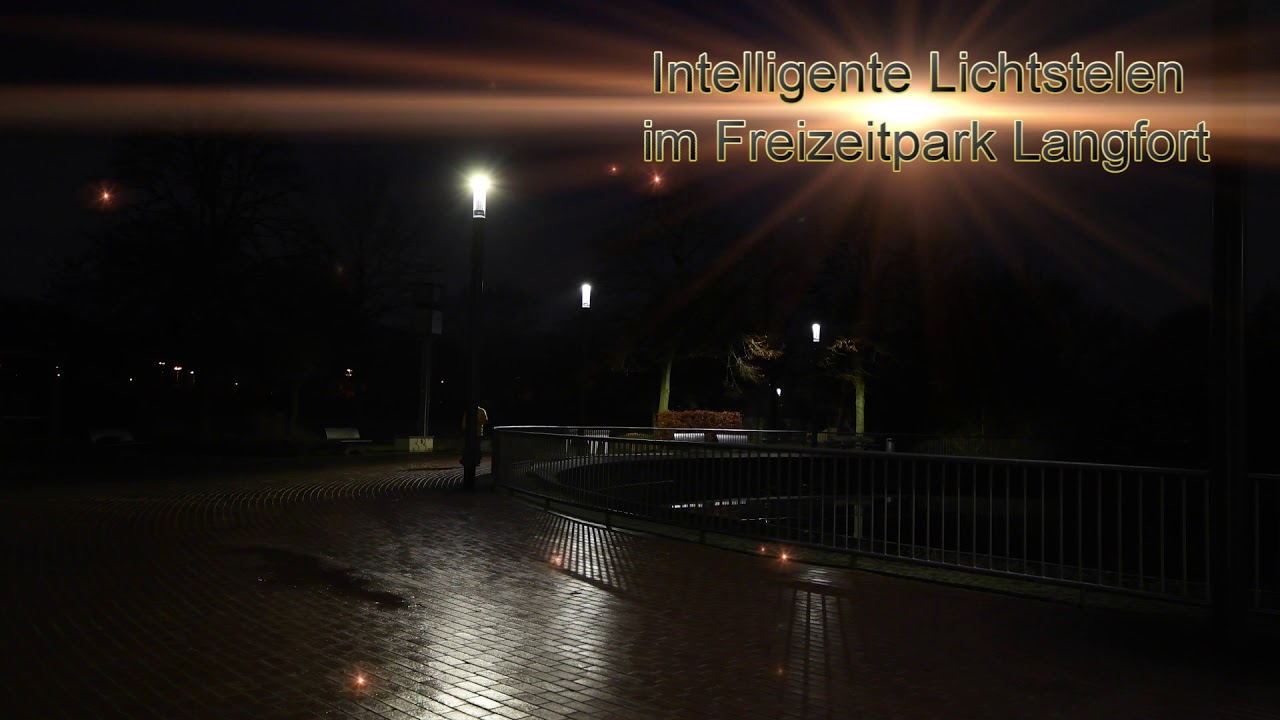 Intelligentes Licht im Langenfelder Freizeitpark Langfort