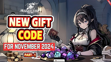 ⚠️NOVEMBER UPDATE⚠️HEADLESS KNIGHT IDLE RPG NEW GIFT CODE | HEADLESS KNIGHT NEW GIFT CODE️ NOVEMBER