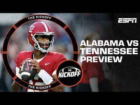 🚨 The Third Saturday in October is the Place to Be! Alabama vs Tennessee is Here! | The Kickoff 🏈
