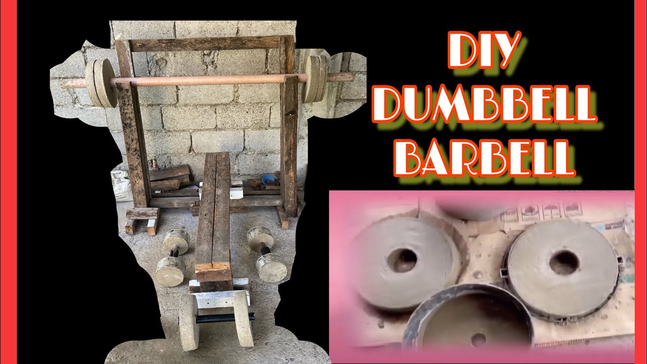 How to Make Homemade Dumbbell For Free  -DIY weights