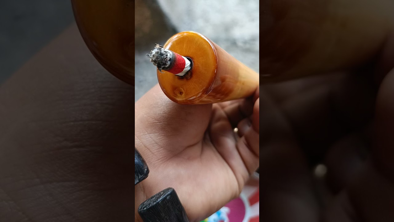 pipa rokok gading gajah lokal Borneo