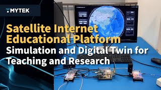 Satellite Internet Educational Platform Simulation and Digital Twin for Teaching and Research TMYTEK