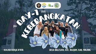 Kkn Fp Ub 2025 Keberangkatan Dan Kedatangan Di Posko Desa Balesari