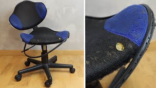 Restoration Of A Broken Chair Thrown Into the Trash!