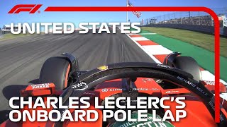 Charles Leclercs Pole Lap 2023 United States Grand Prix Pirelli