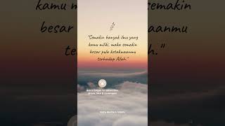 Kata Mutiara Islami penyejuk hati dan jiwa #shortsfeed #hatidanjiwa #islamic