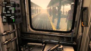 World Of Subways Vol. 4: Morning express service in foggy rain (HD)