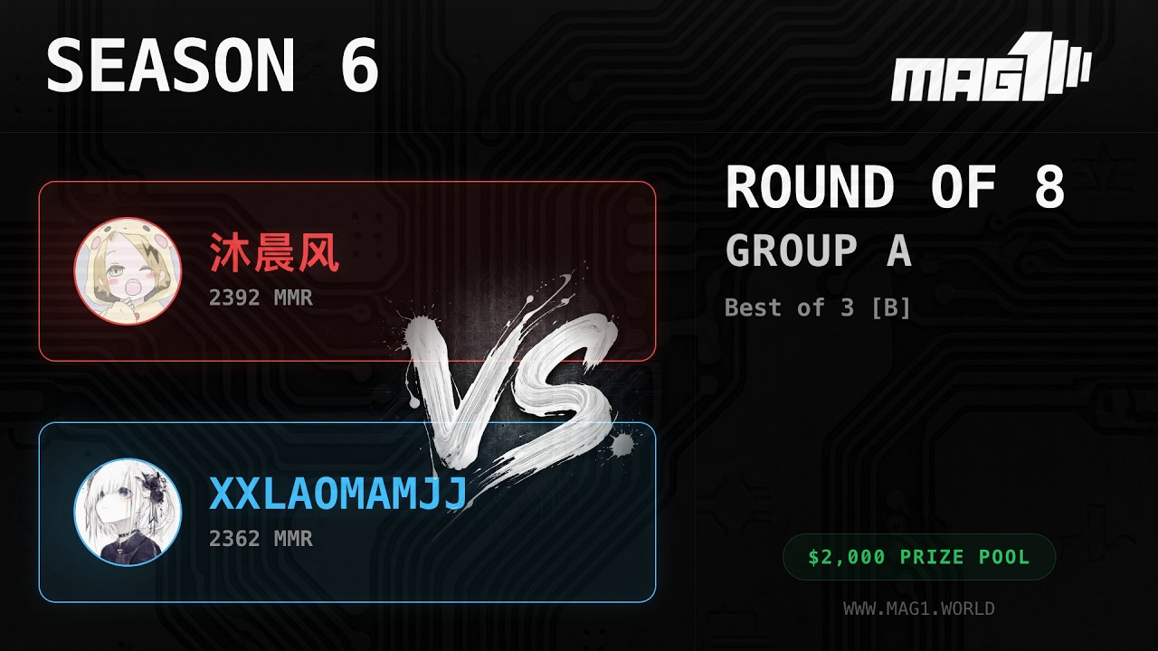 Xxlaomamjj против FengFeng | 6 сезон, 8 раунд, группа B | [Bo3 B]