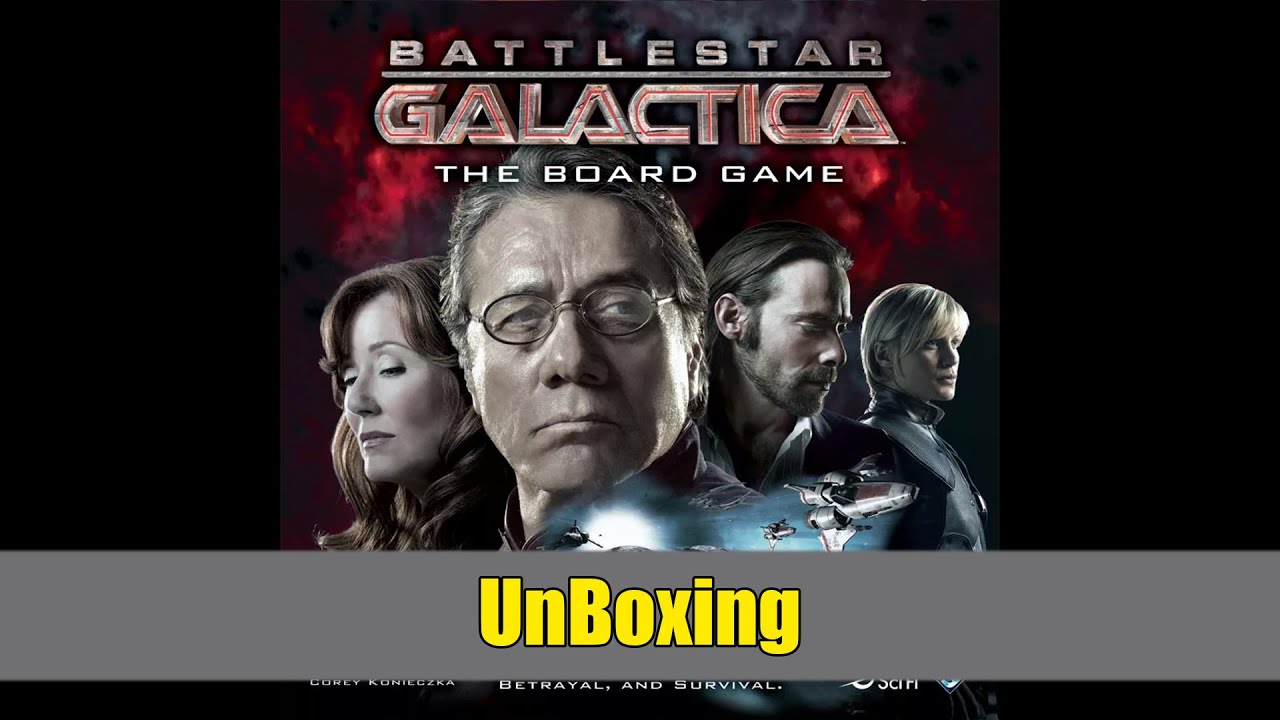 Распаковка: настольная игра «Battlestar Galactica» (снята с производства)