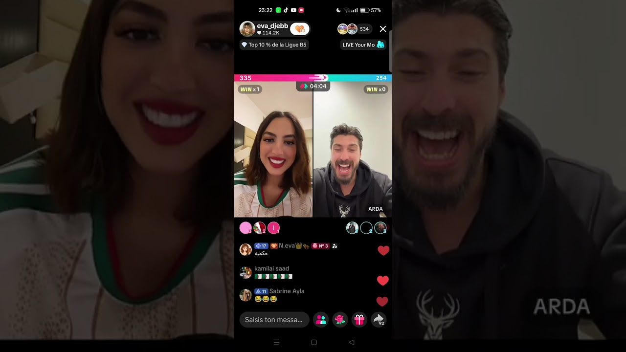 لايف ايفا و لؤي عالمي ضحك 🤣 اجوائهم تفوز 