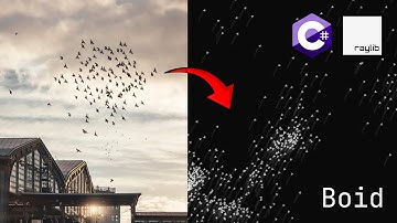 a very cool simulation of birds (boid) in C#.