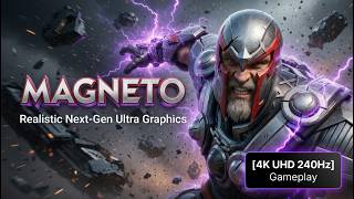 Marvel Rivals : Magneto Realistic Next-Gen Ultra Graphics [4K UHD 240Hz ] Gameplay