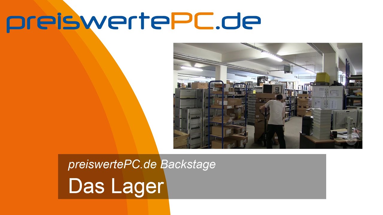 Backstage: Das Lager - preiswertePC.de