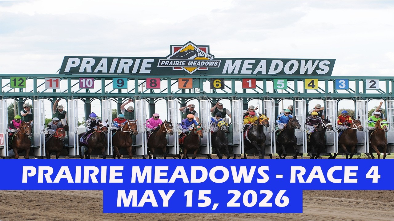 Prairie Meadows Race 4 - May 15, 2026 - Replay - Horse Race - YouTube
