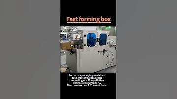 #shorts Automatic fast forming box,high speed case erector-Santa Pack