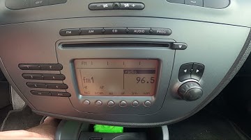 How to Manually Tune Radio Station in Seat Leon II ( 2005 – 2012 )