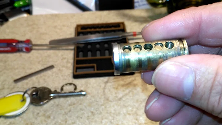 (121) Union half Euro 5 pin cylinder spp'd & Gutted!  Sent & Pinned by Pete Restall!