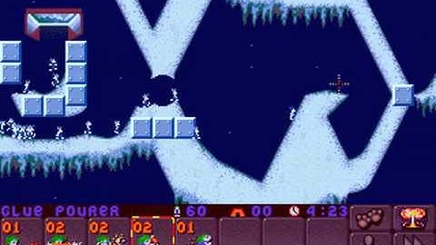 Lemmings 2: The Tribes - Polar Level 1