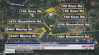 Guilford County neighbors against rezoning request