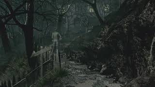 Resident Evil Remake - Outside Spencer Mansion Wind & Waterfall Ambience 4K