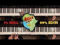 1% PIANO SKILLS 99% EDITING SKILLS (Toto - Africa)