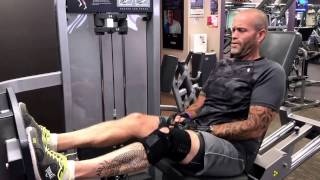 1RM strength test leg press 75kg